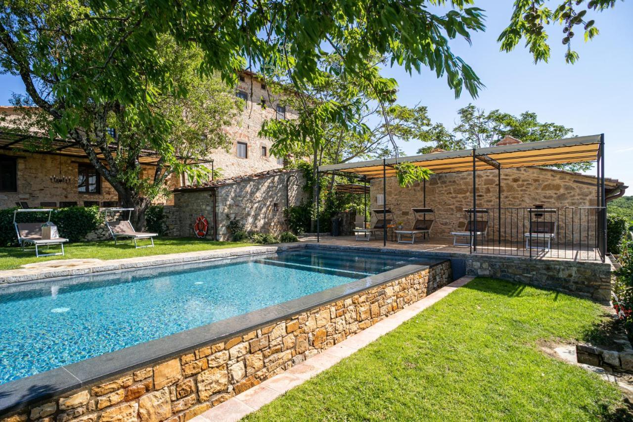 Casa All'Erta, Villa With Private Pool Gaiole in Chianti Exterior foto