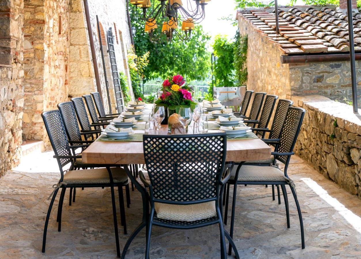 Casa All'Erta, Villa With Private Pool Gaiole in Chianti Exterior foto