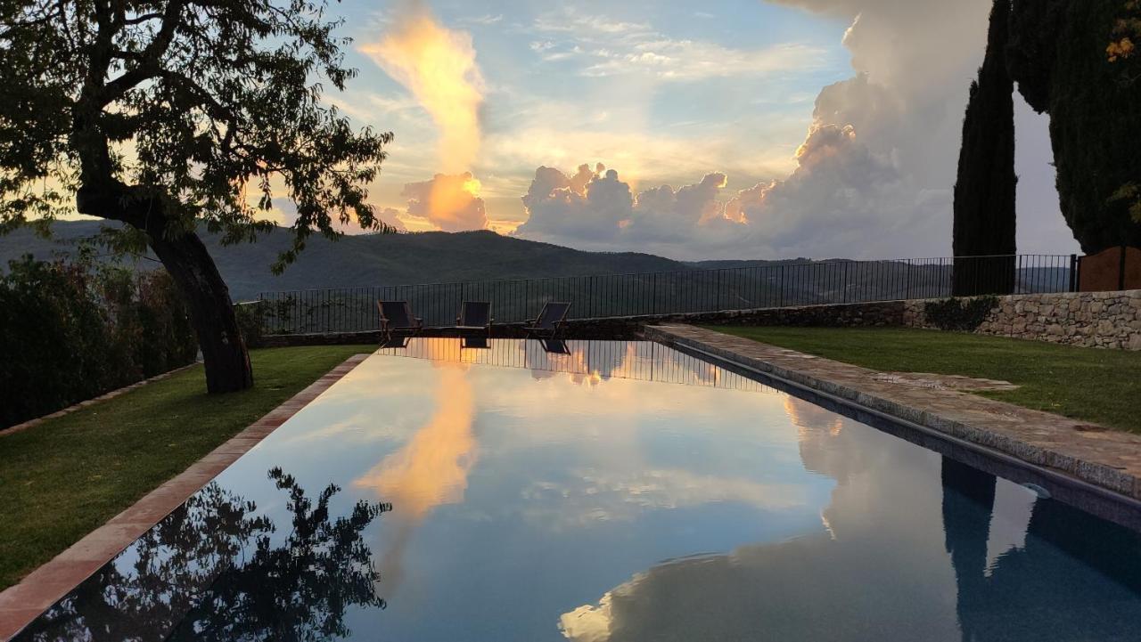 Casa All'Erta, Villa With Private Pool Gaiole in Chianti Exterior foto